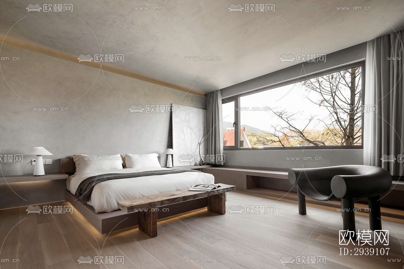 北欧酒店民宿效果图下载（渲染图12）