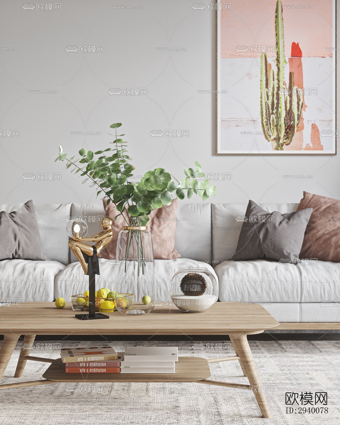 北欧平层效果图下载（渲染图11）