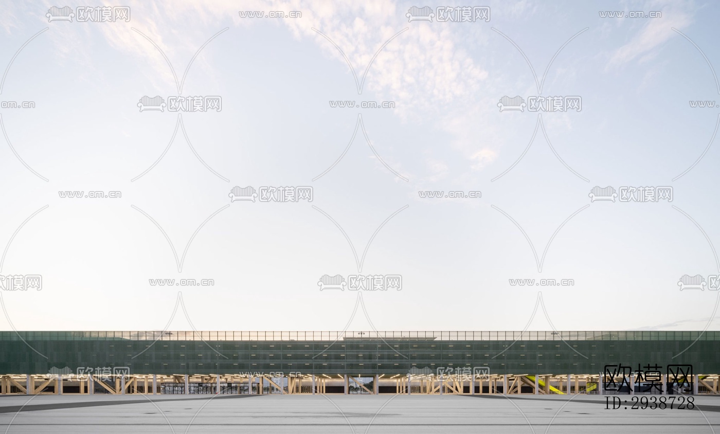 现代展览展厅效果图下载（渲染图18）