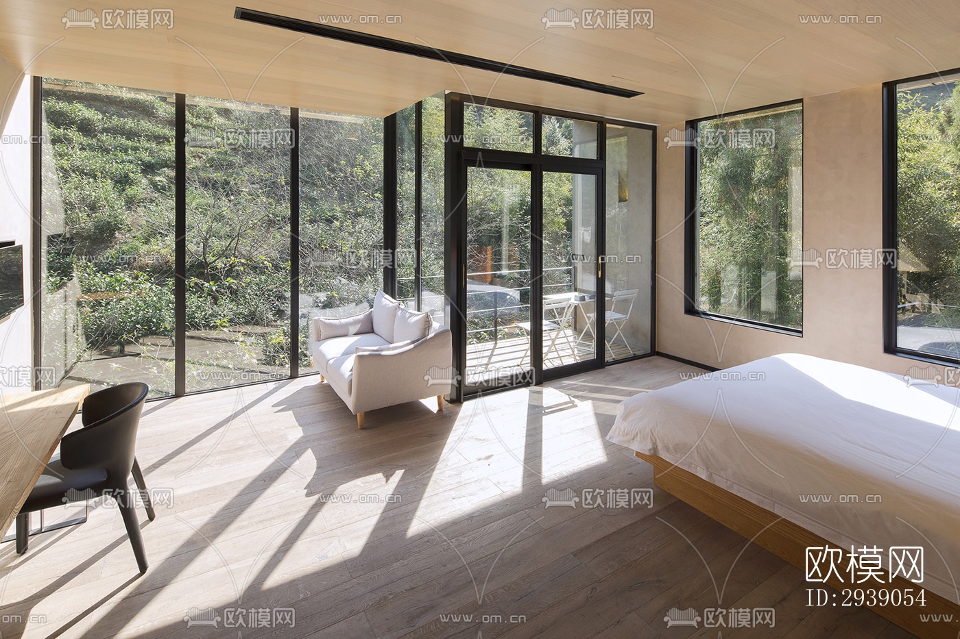 侘寂酒店民宿效果图下载（渲染图14）