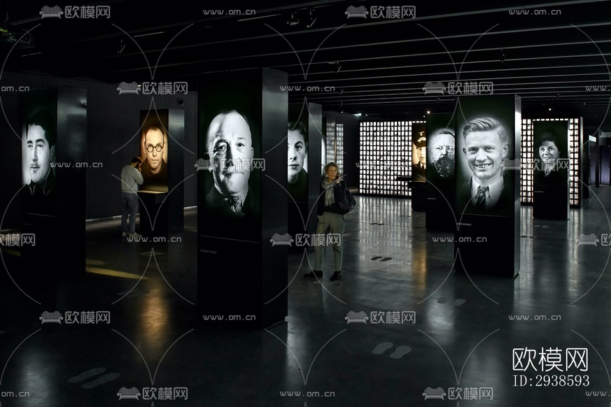 工业风展览展厅效果图下载(渲染图8)
