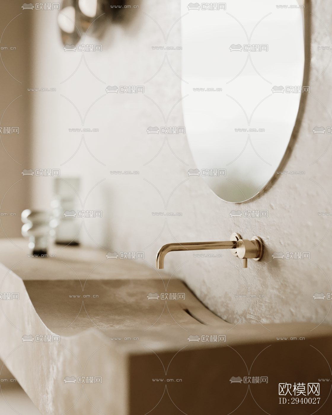 侘寂平层效果图下载（渲染图7）