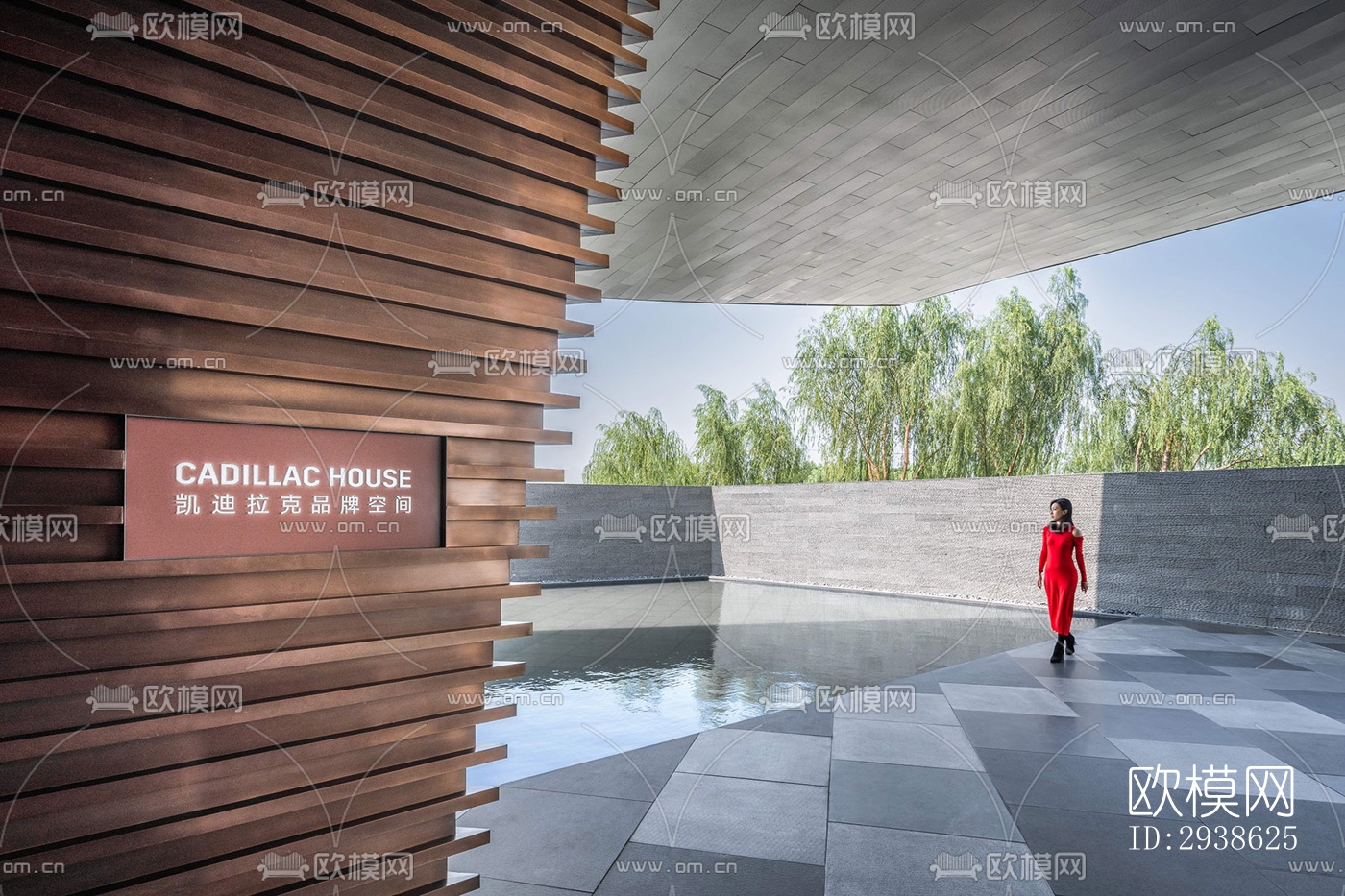 现代展览展厅效果图下载（渲染图3）