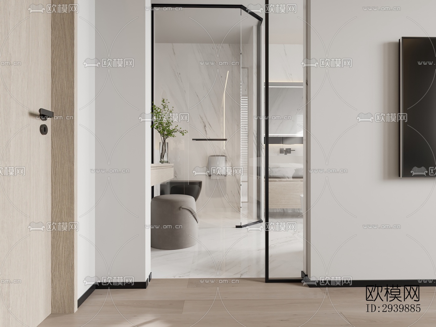 现代别墅效果图下载（渲染图2）