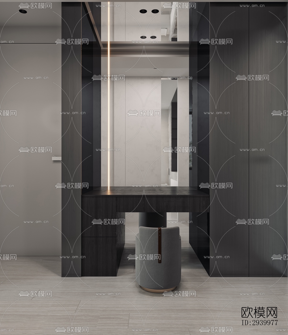 现代复式效果图下载（渲染图3）