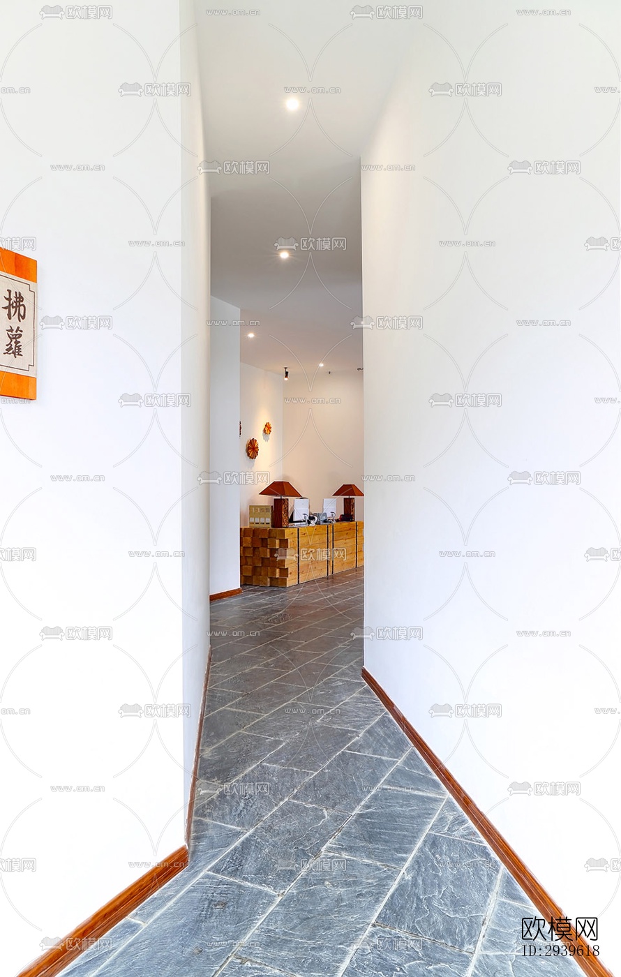 美式酒店民宿效果图下载（渲染图9）