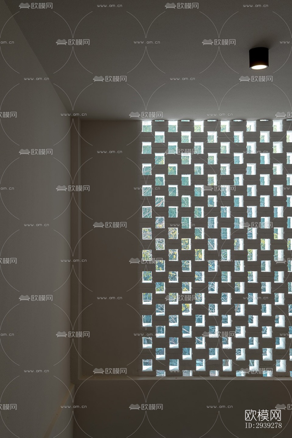 新中式酒店民宿效果图下载（渲染图1）