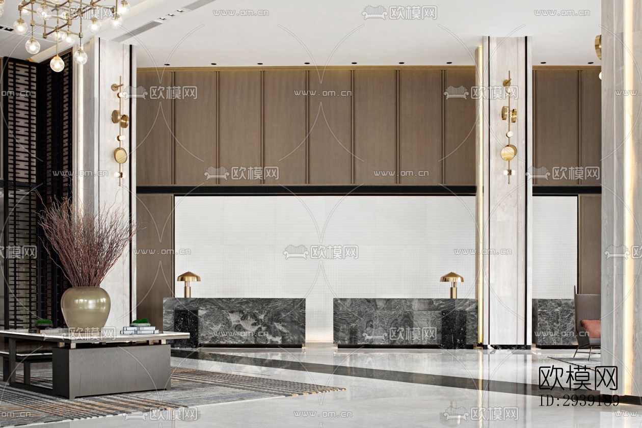 后现代酒店民宿效果图下载（渲染图6）