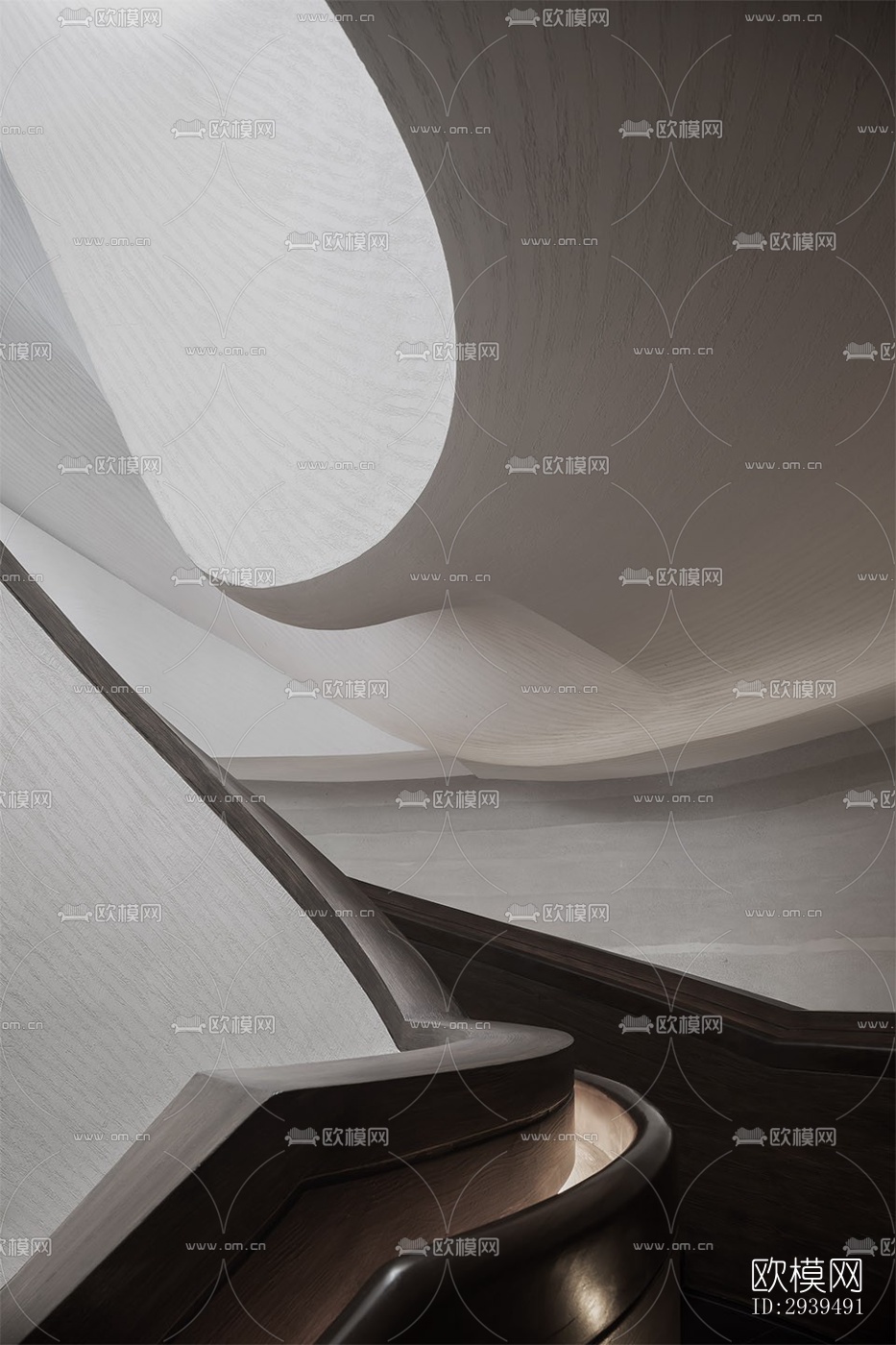 现代酒店民宿效果图下载（渲染图11）