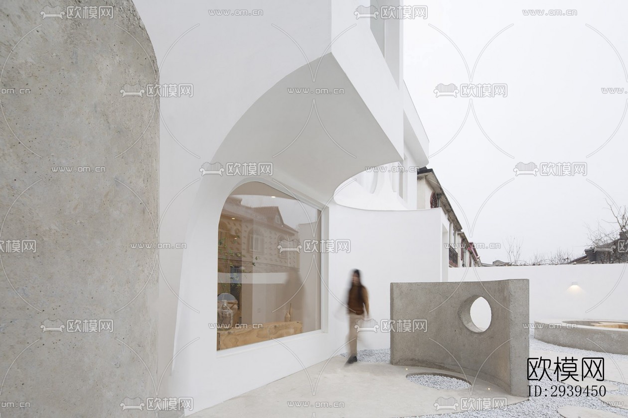 现代酒店民宿效果图下载（渲染图13）