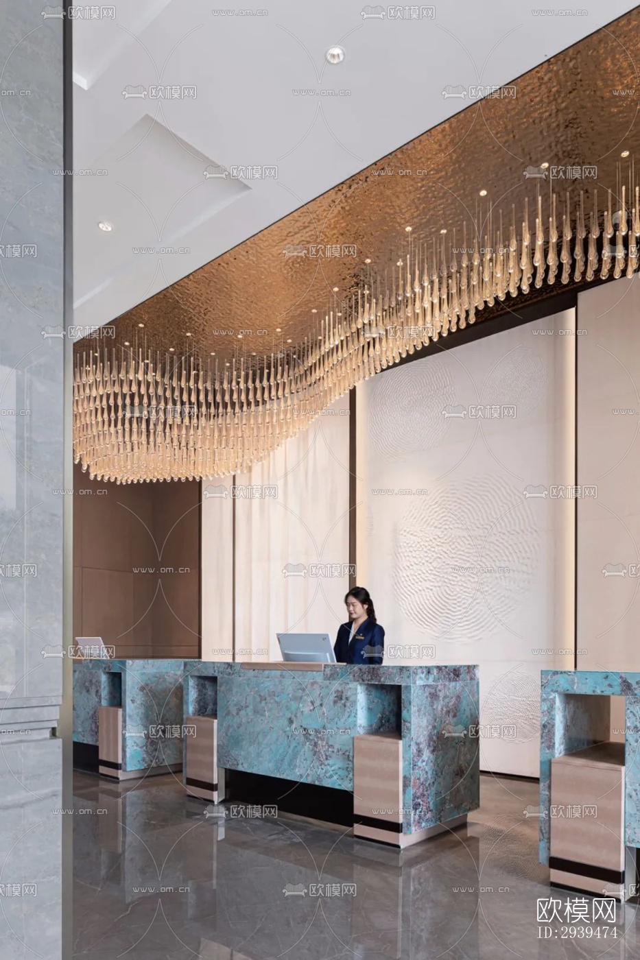 现代酒店民宿效果图下载（渲染图6）