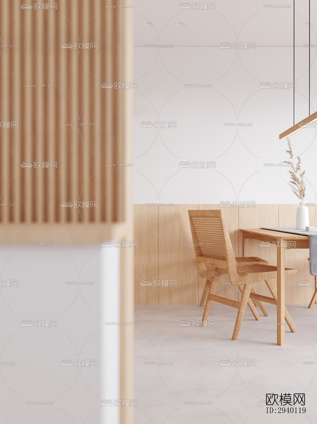 北欧平层效果图下载（渲染图6）