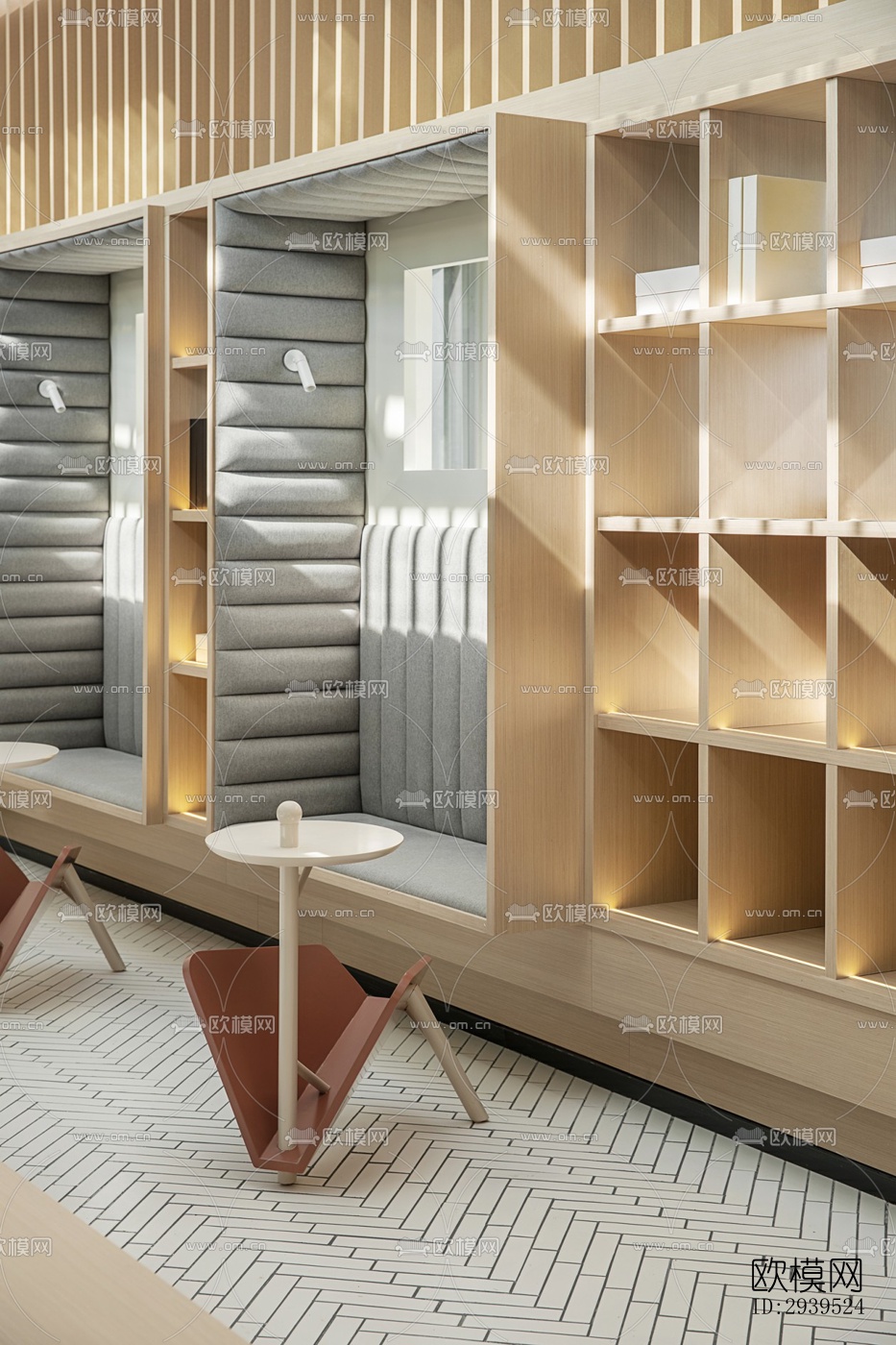 现代酒店民宿效果图下载（渲染图5）