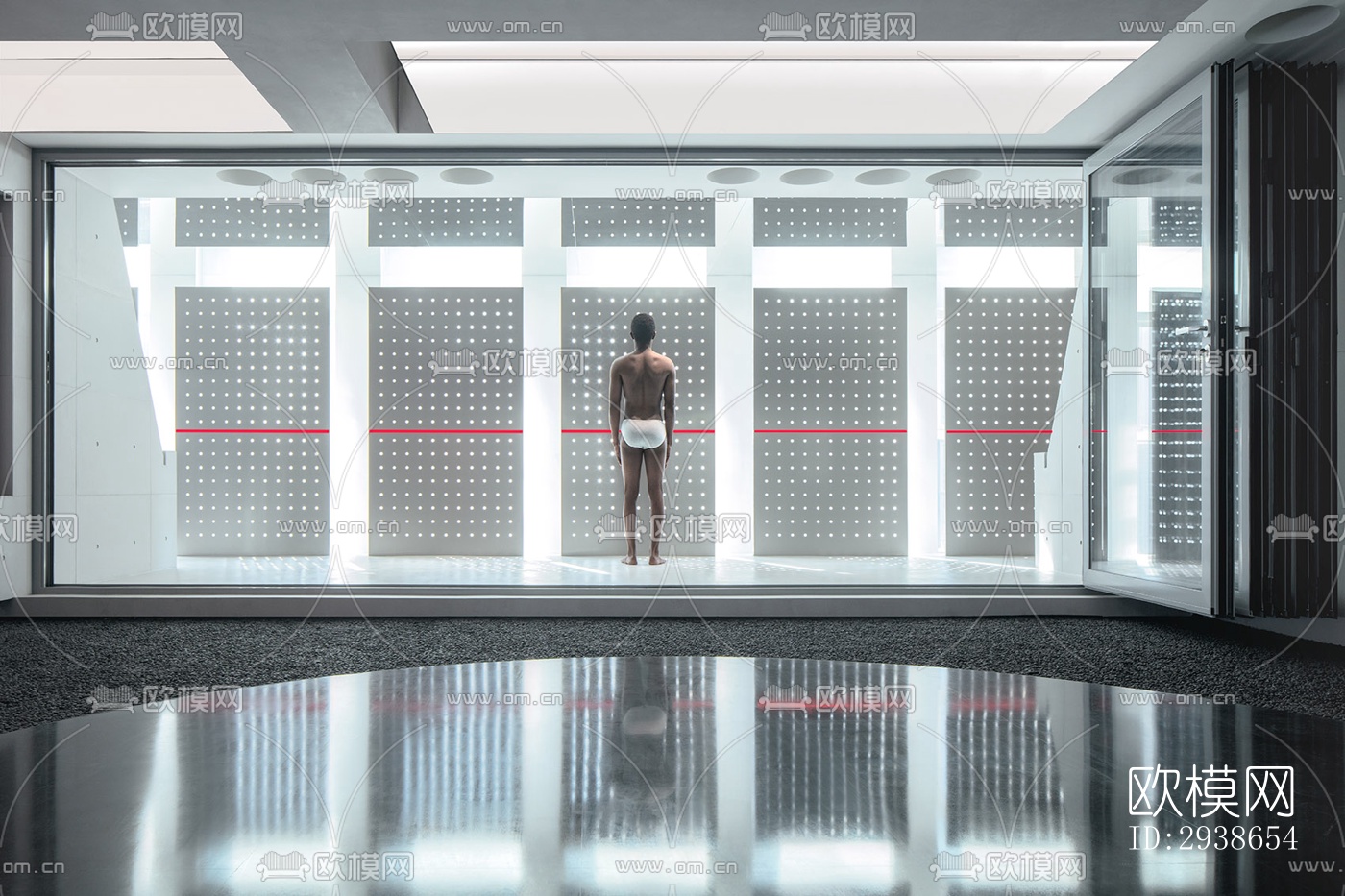 现代展览展厅效果图下载（渲染图15）