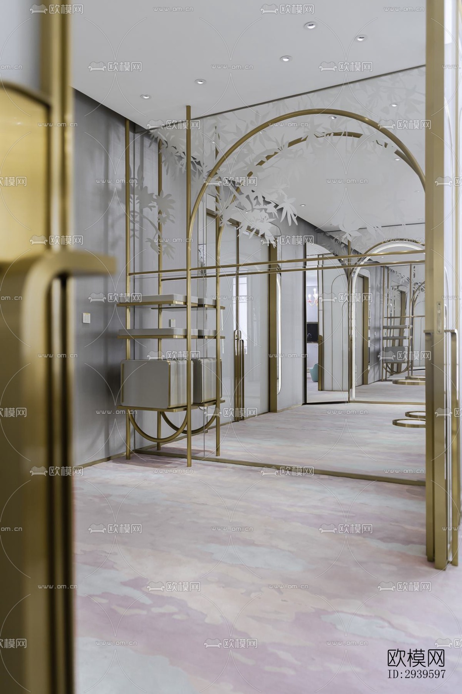 现代酒店民宿效果图下载（渲染图13）