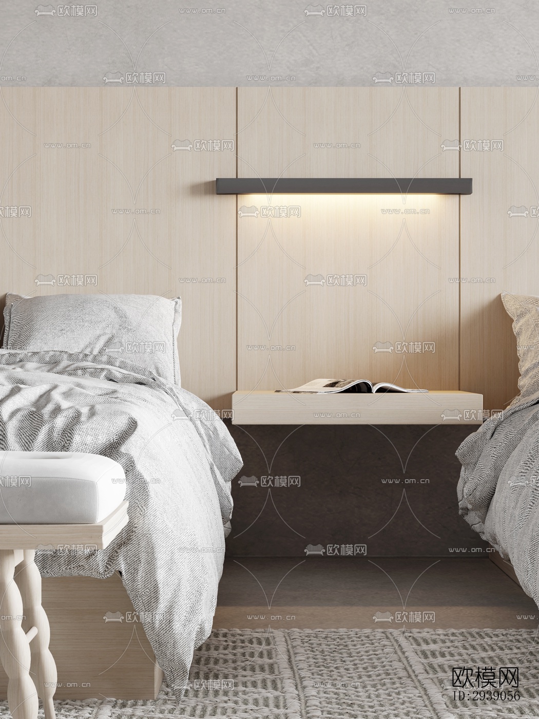 侘寂酒店民宿效果图下载（渲染图4）