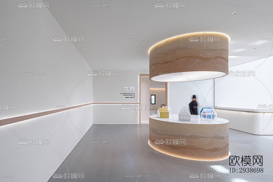 現(xiàn)代展覽展廳效果圖下載(渲染圖3)
