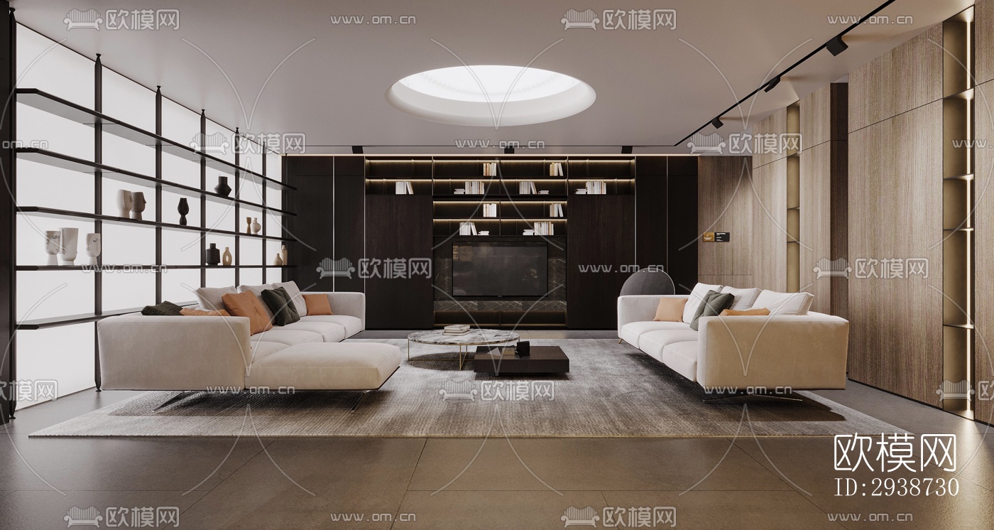 现代展览展厅效果图下载（渲染图18）