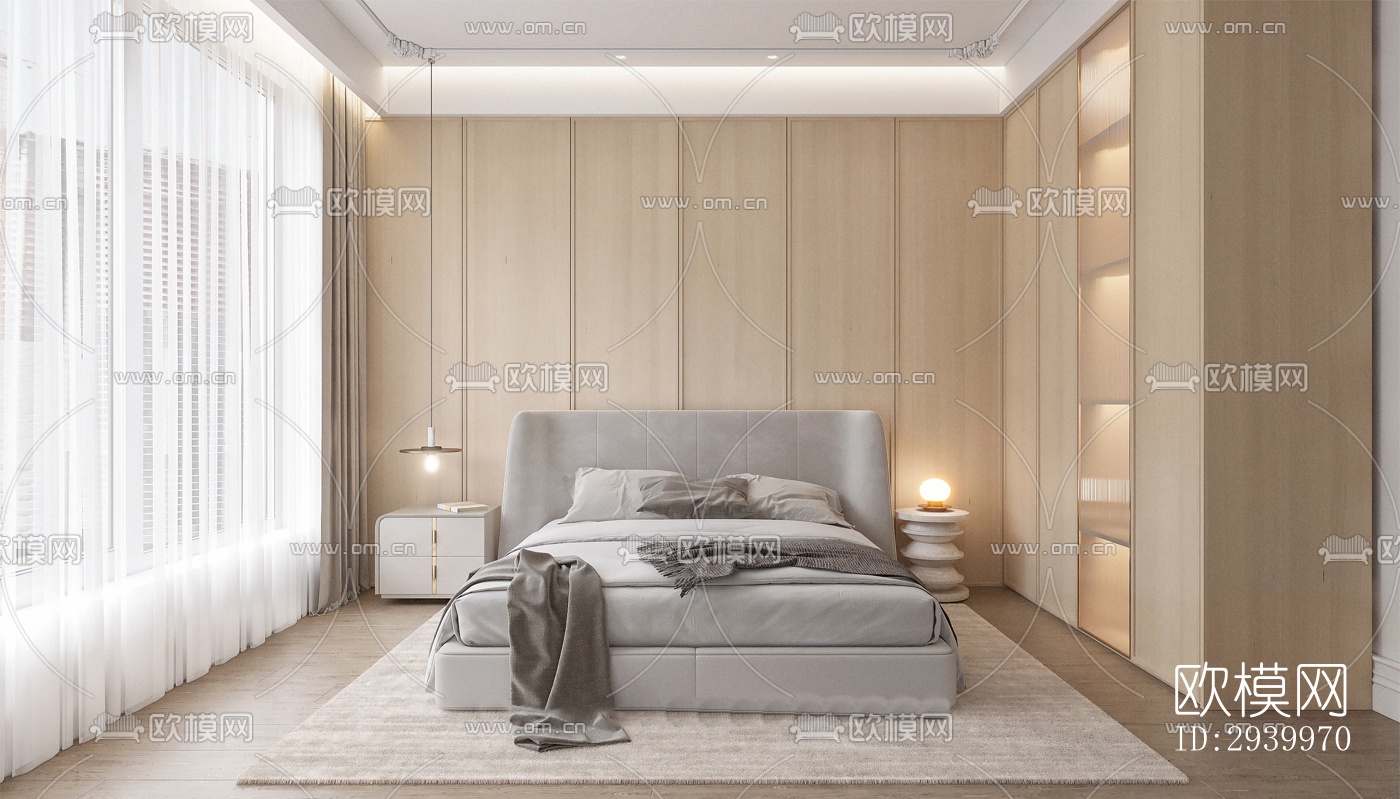 现代复式效果图下载（渲染图12）