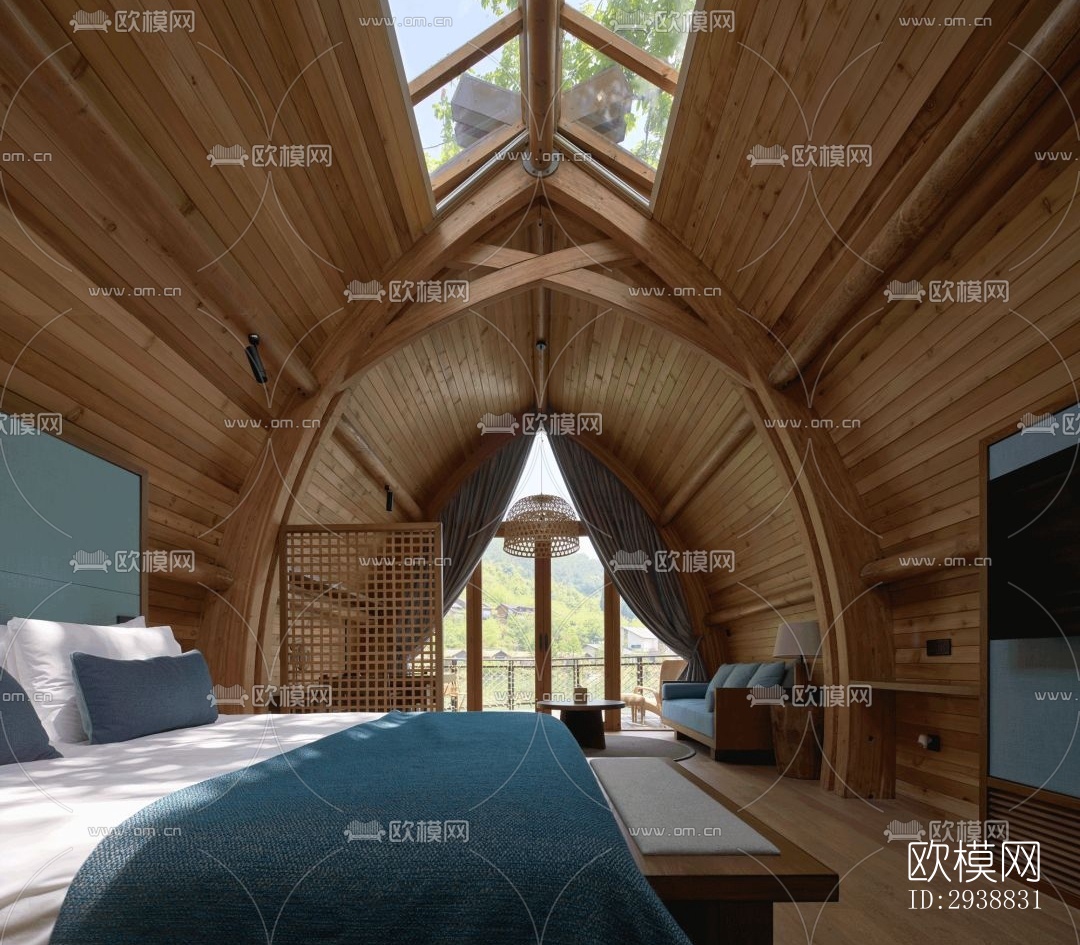 东南亚酒店民宿效果图下载（渲染图10）