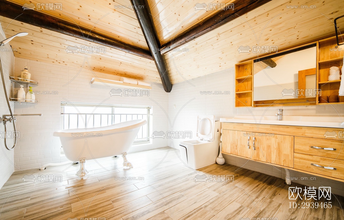 现代酒店民宿效果图下载（渲染图12）