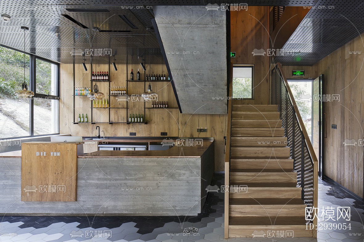 侘寂酒店民宿效果图下载（渲染图5）