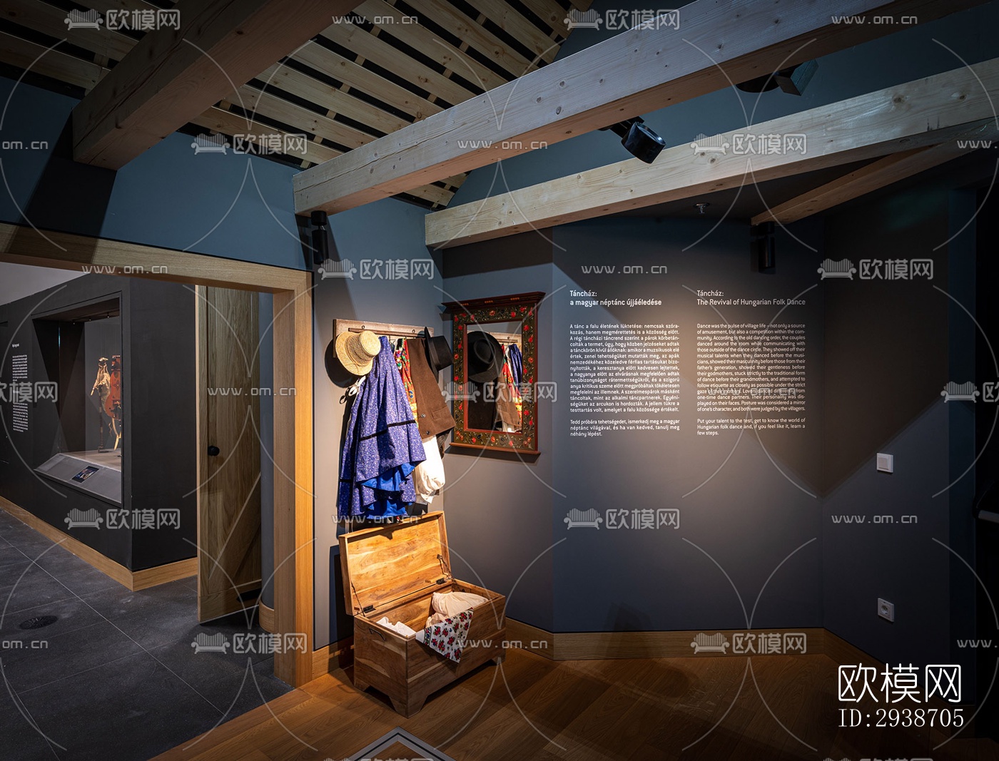 现代展览展厅效果图下载（渲染图12）