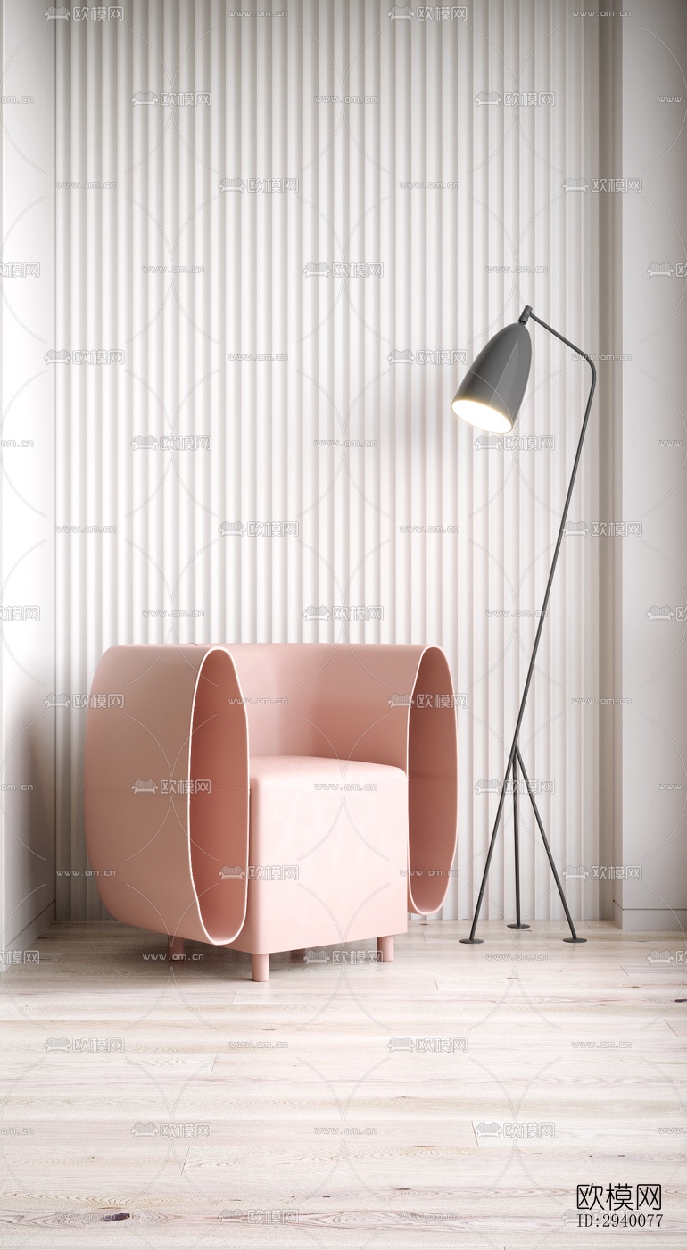 北欧平层效果图下载（渲染图10）