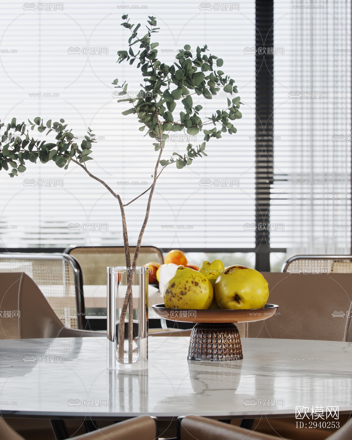 现代平层效果图下载（渲染图17）