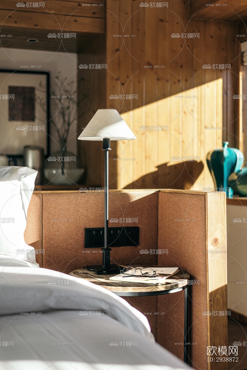 中式酒店民宿效果图下载（渲染图15）