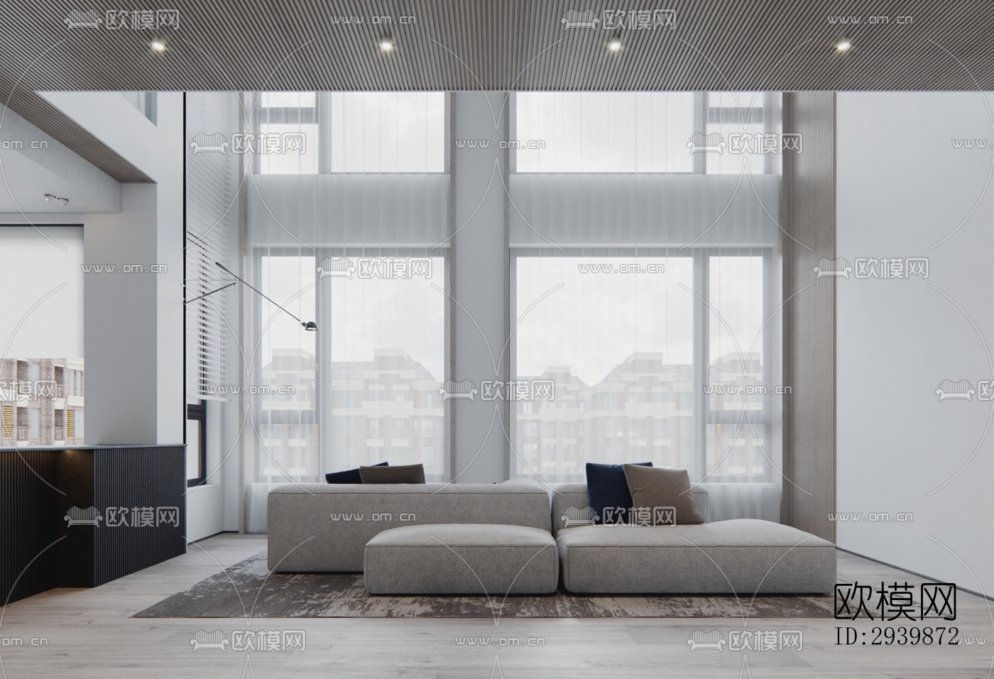 现代别墅效果图下载（渲染图10）