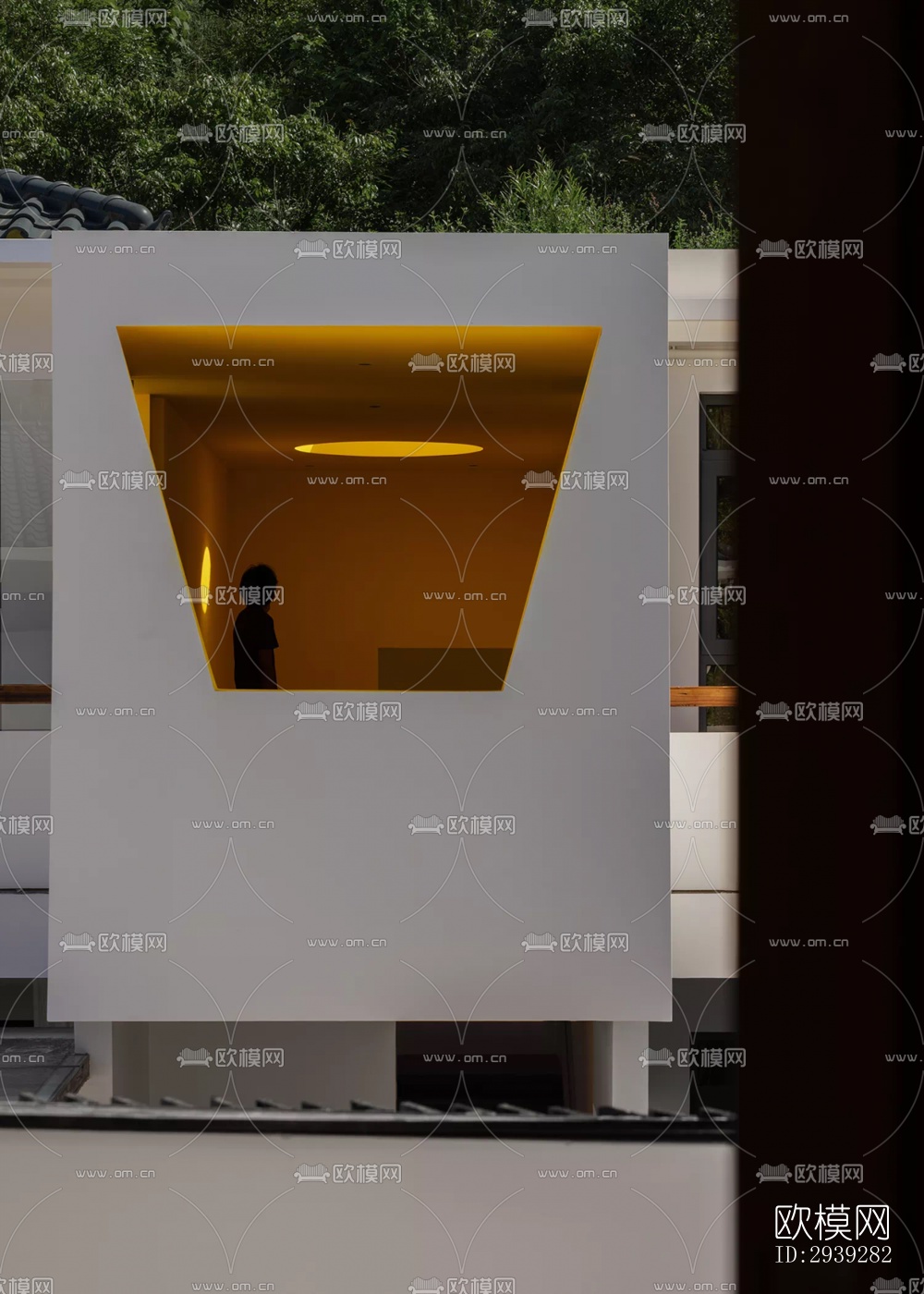 新中式酒店民宿效果图下载（渲染图9）