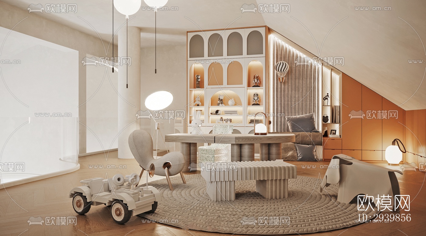 侘寂别墅效果图下载（渲染图15）