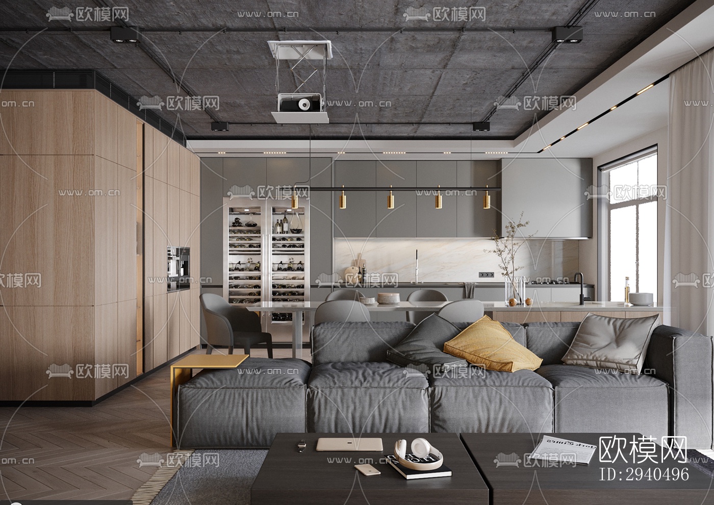 高级灰平层效果图下载（渲染图1）