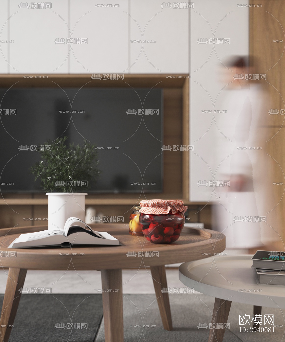 北欧平层效果图下载（渲染图4）