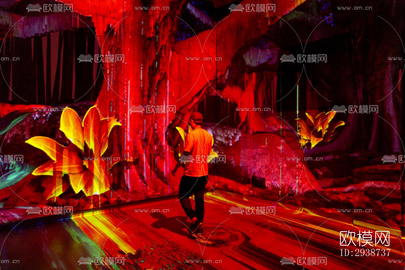 现代展览展厅效果图下载（渲染图10）