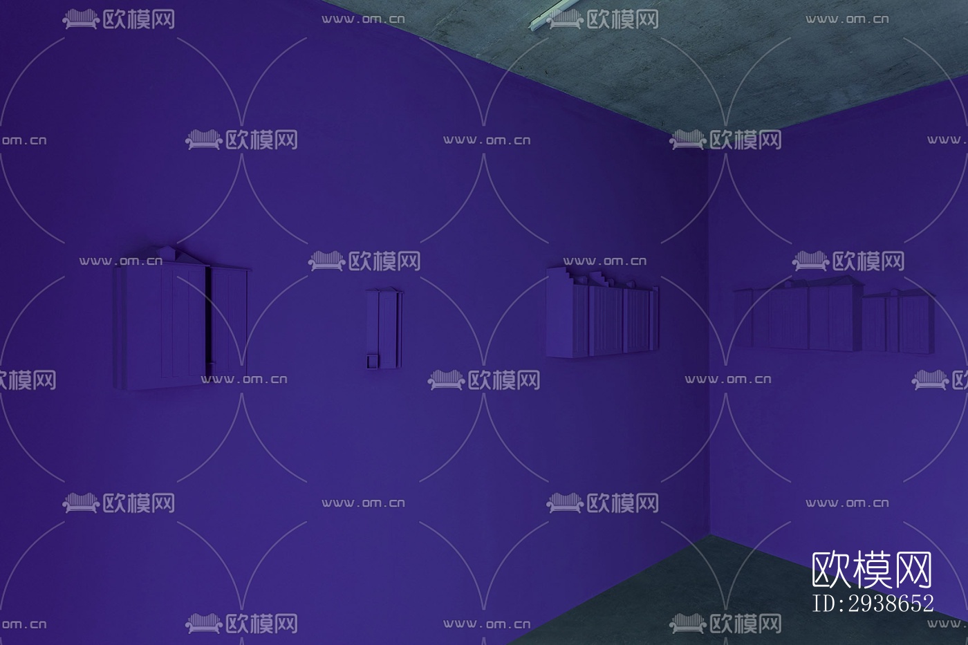 现代展览展厅效果图下载（渲染图13）