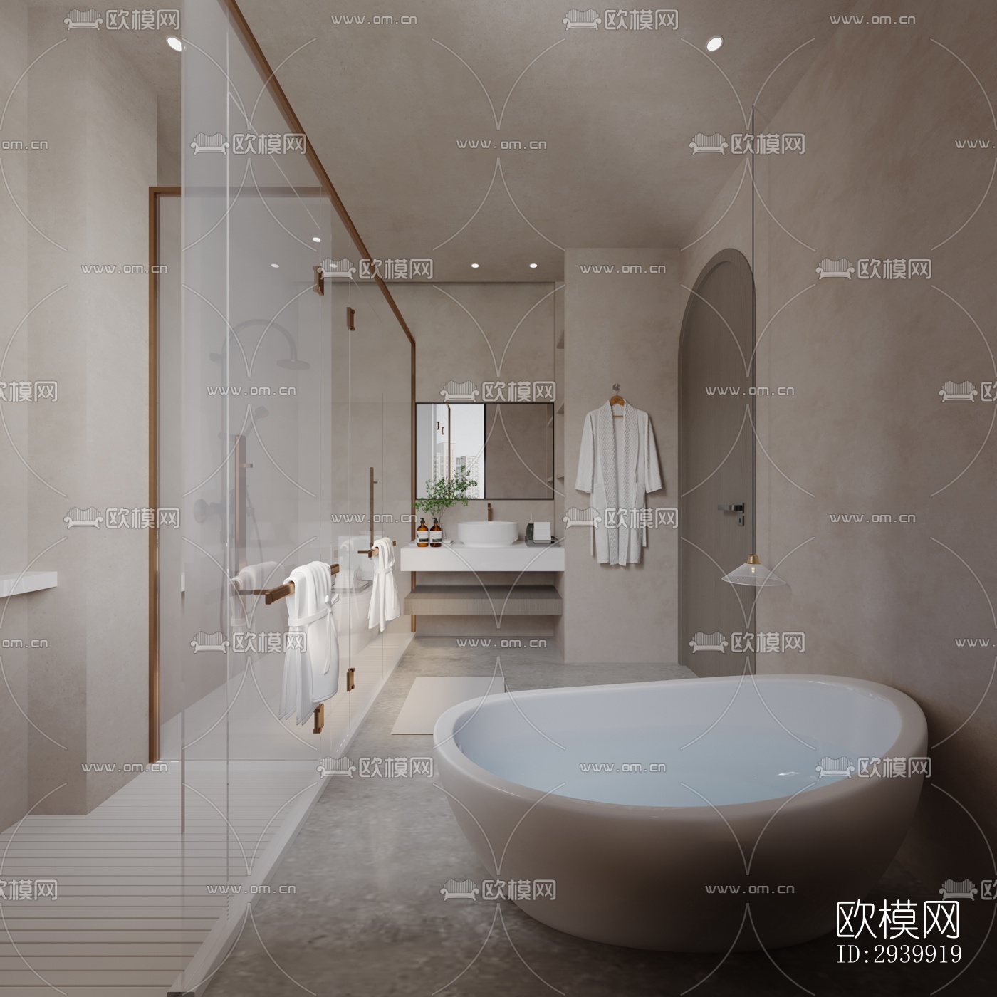 侘寂复式效果图下载（渲染图7）