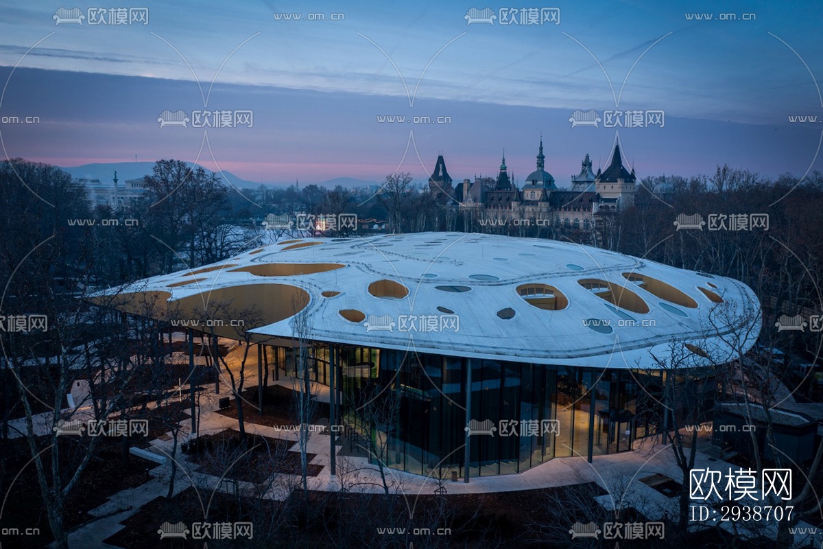 现代展览展厅效果图下载（渲染图2）