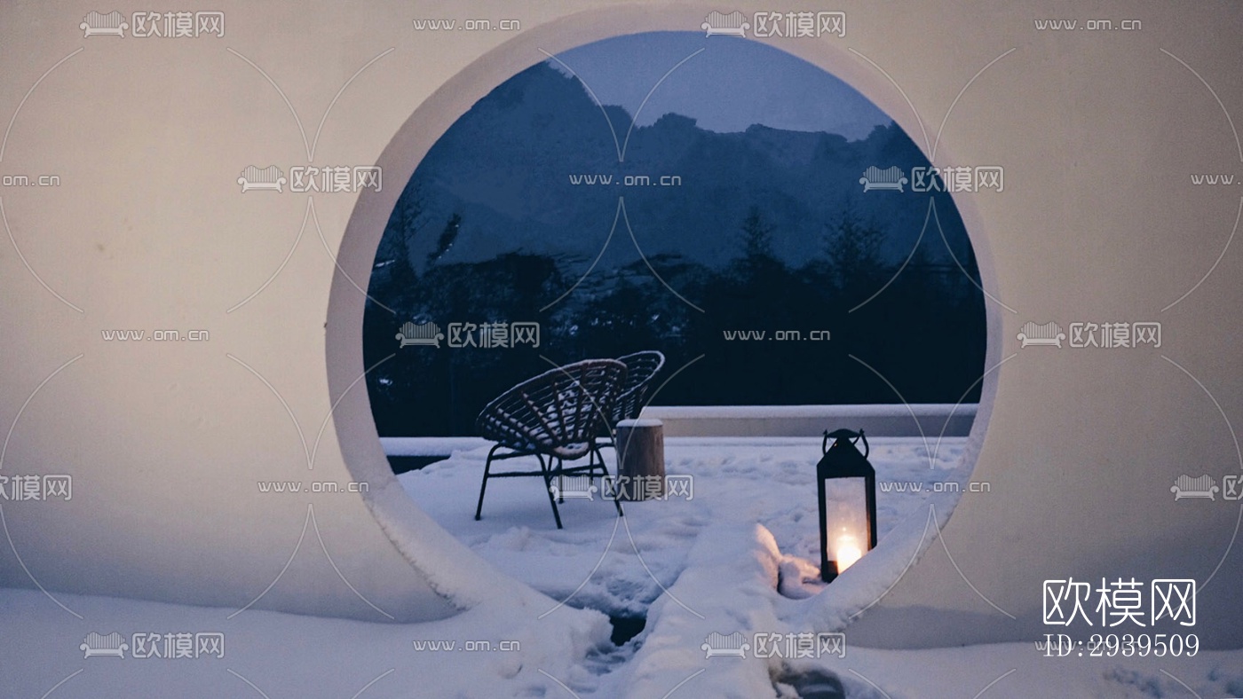 现代酒店民宿效果图下载（渲染图15）