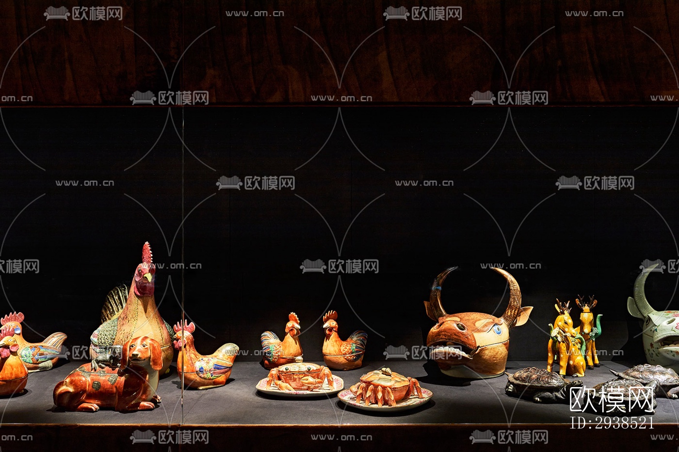 侘寂展览展厅效果图下载（渲染图20）