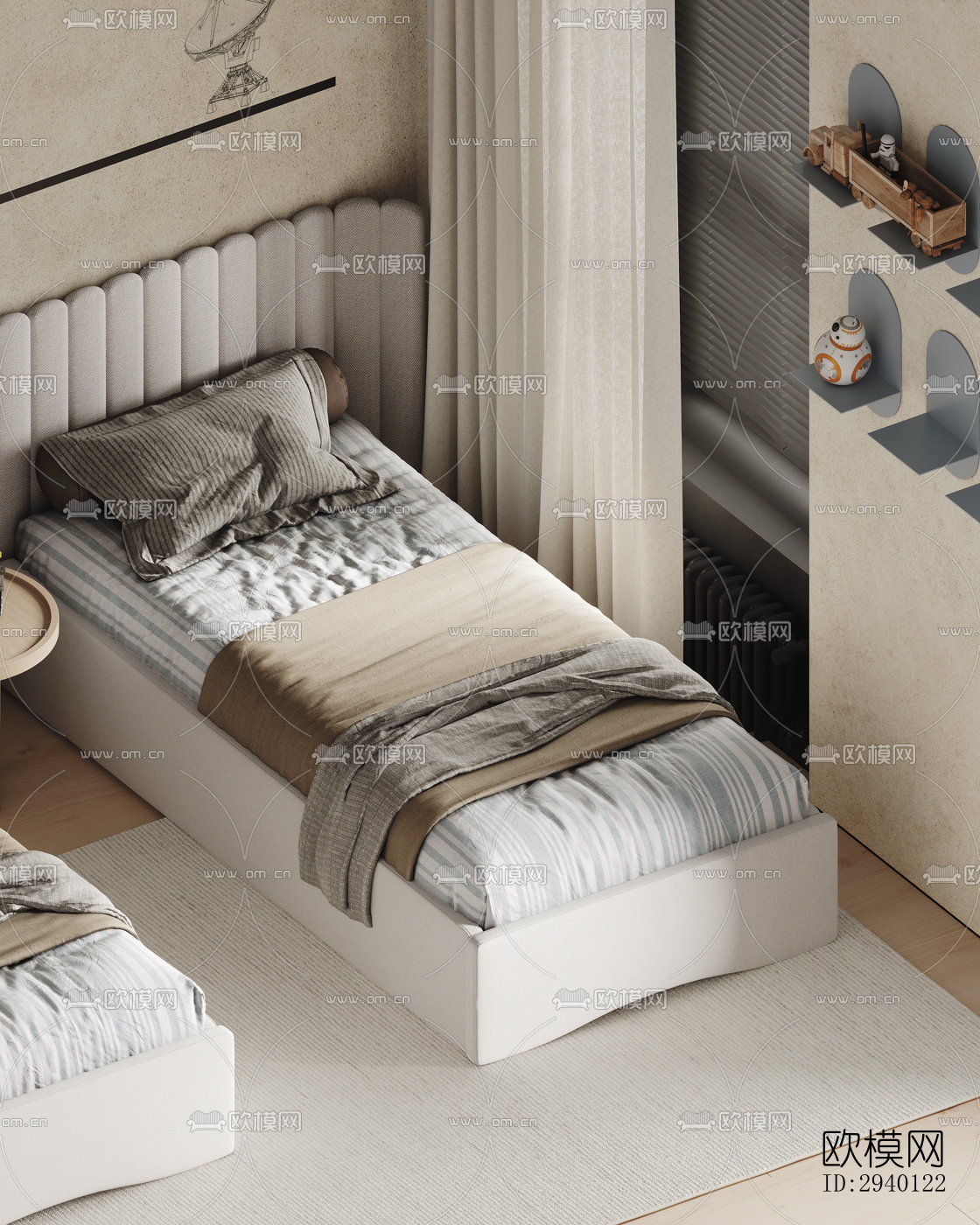 北欧平层效果图下载（渲染图5）