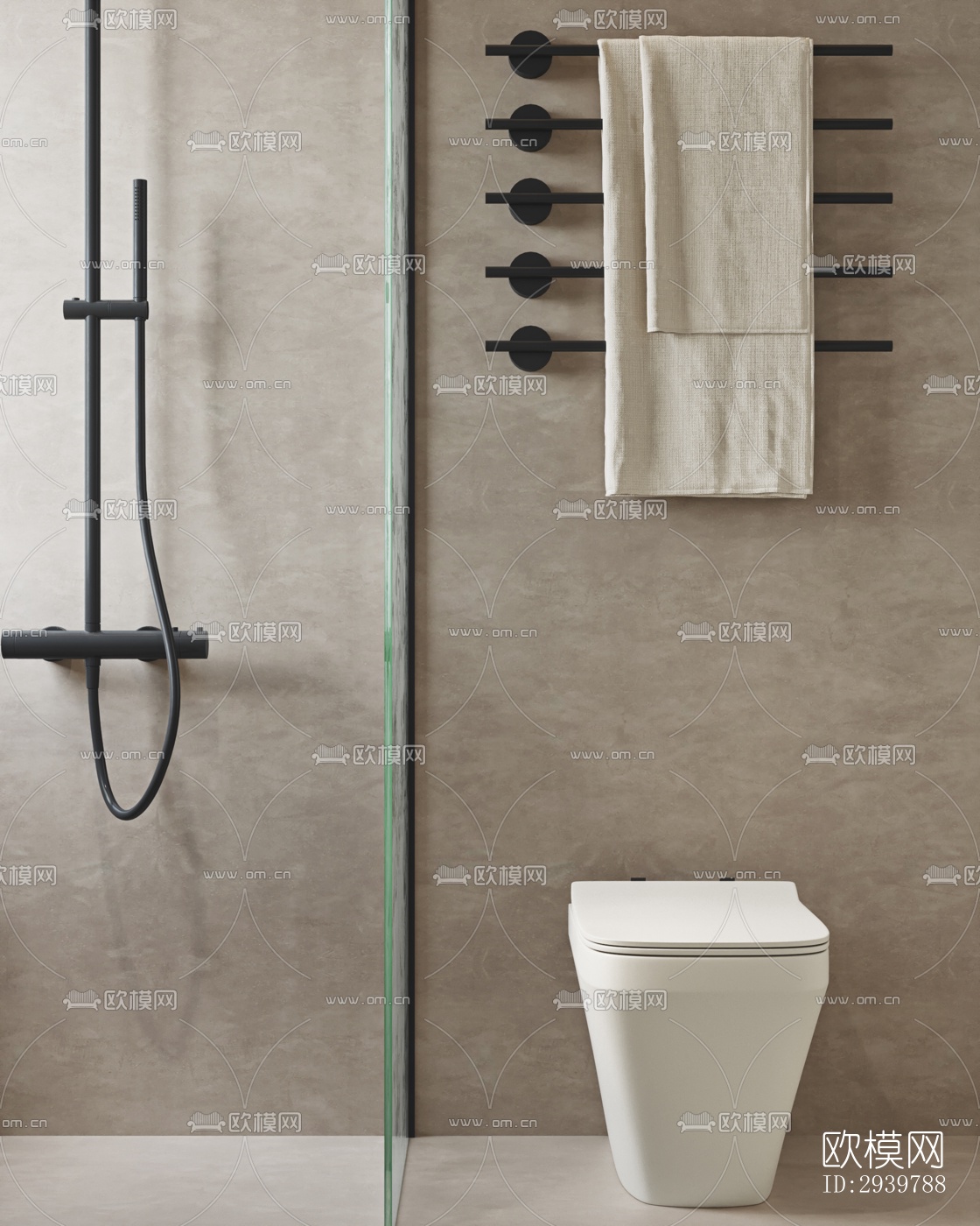 侘寂公寓效果图下载（渲染图3）