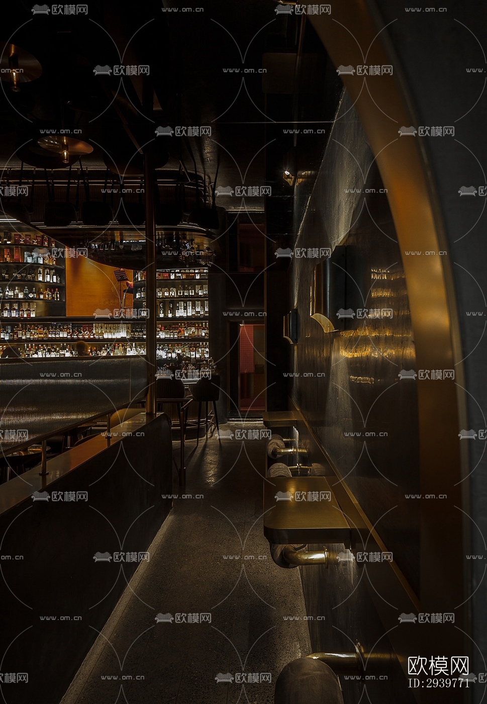 现代酒吧效果图下载（渲染图14）