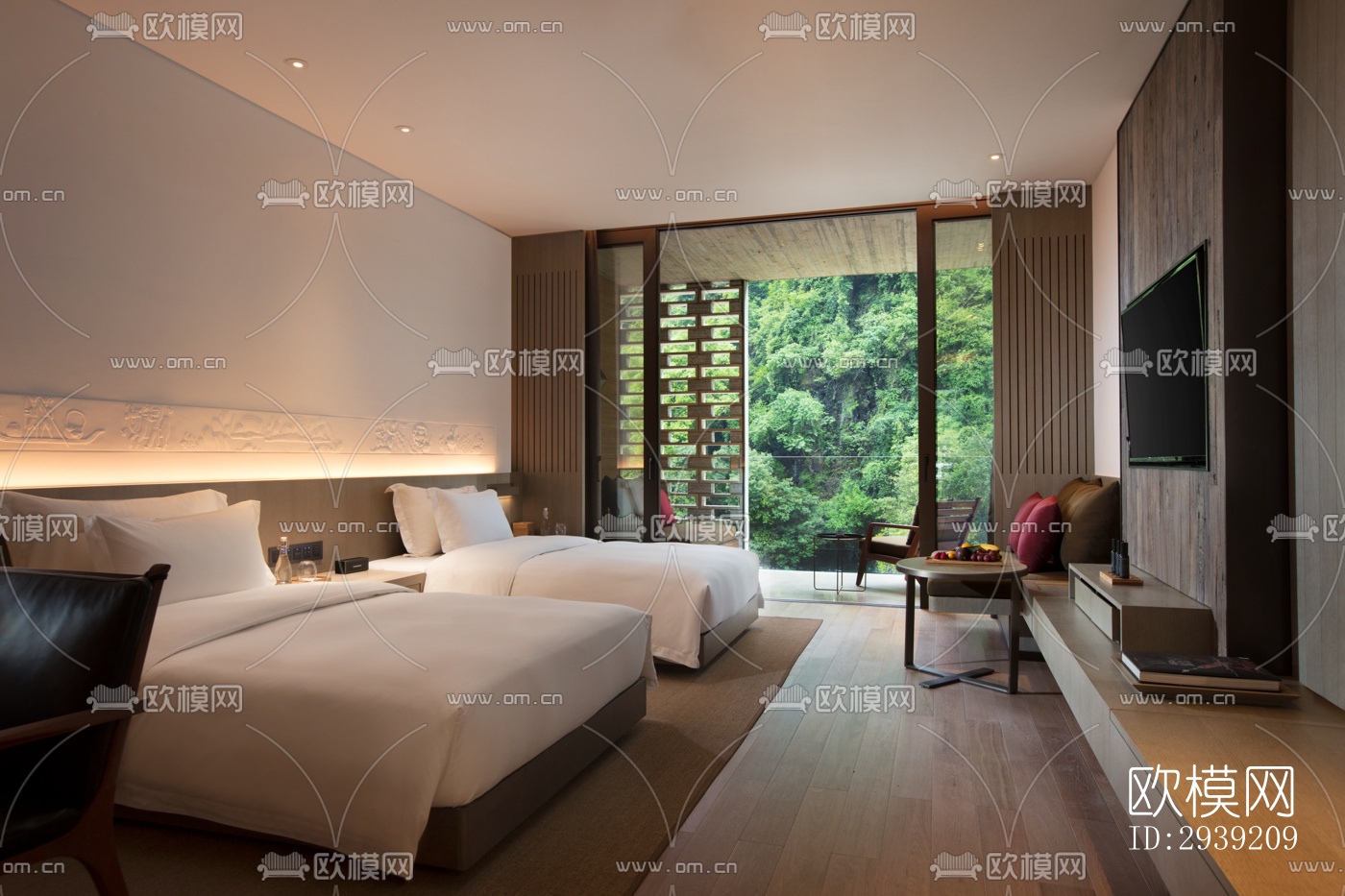 后现代酒店民宿效果图下载（渲染图12）