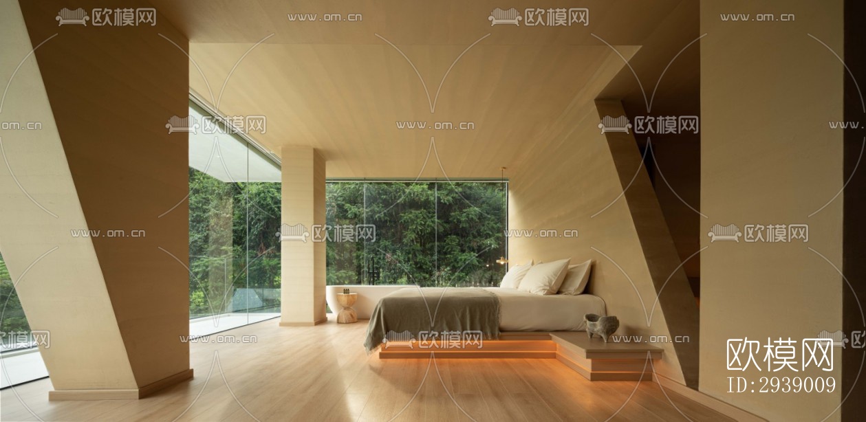 侘寂酒店民宿效果图下载（渲染图6）