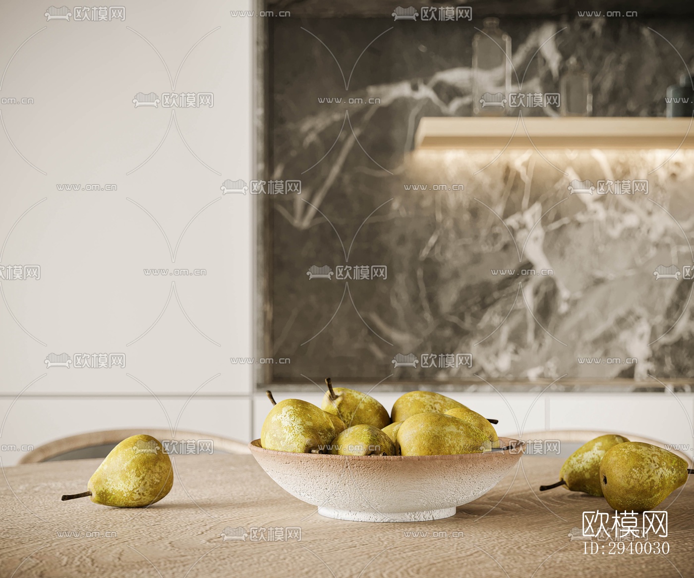 侘寂平层效果图下载（渲染图1）