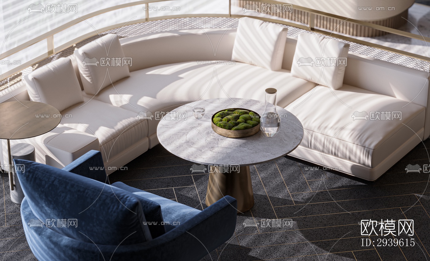 现代酒店民宿效果图下载（渲染图4）