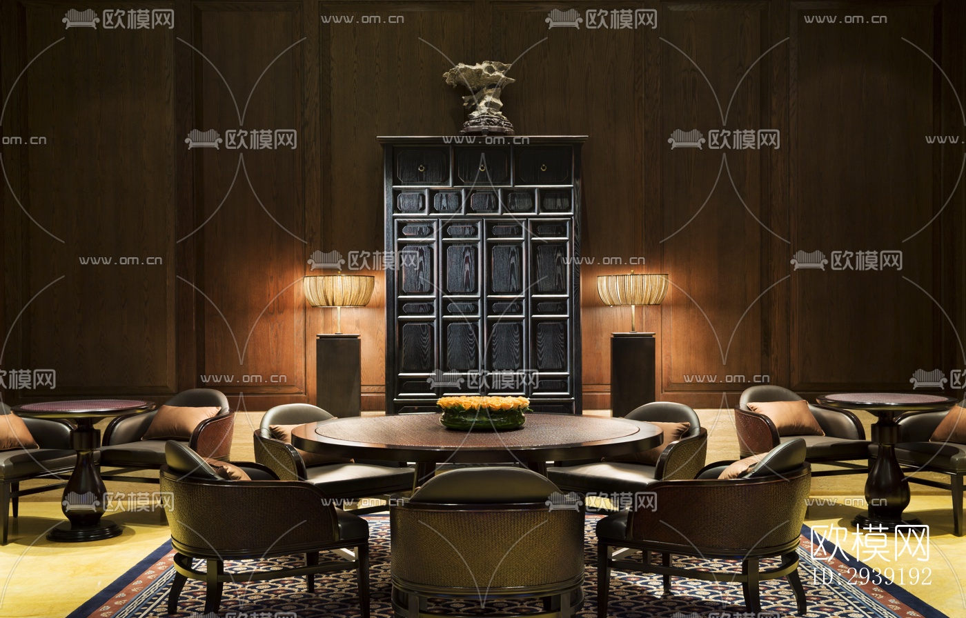 后现代酒店民宿效果图下载（渲染图14）