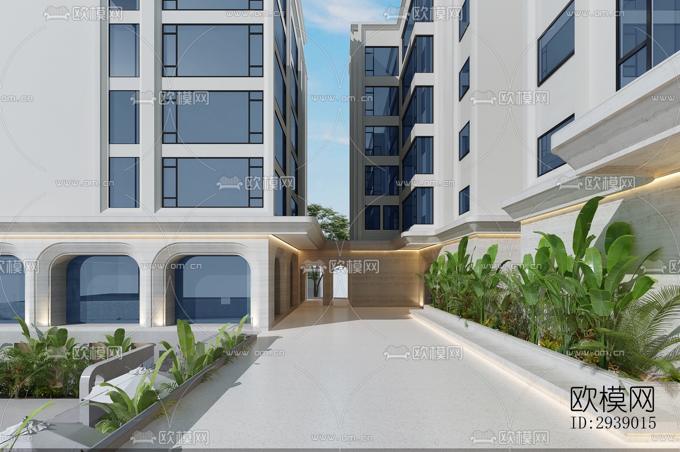 侘寂酒店民宿效果图下载（渲染图10）